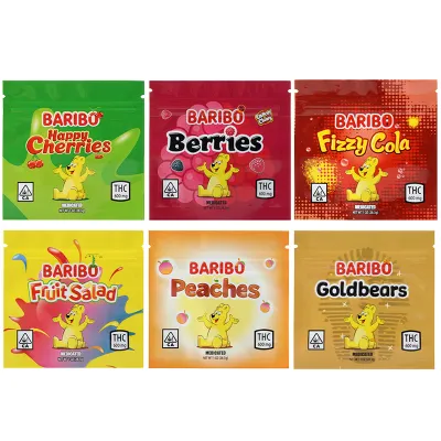Baribo Edibles Packaging Cannabis Bags 6 Flavors 600mg Capacity 01