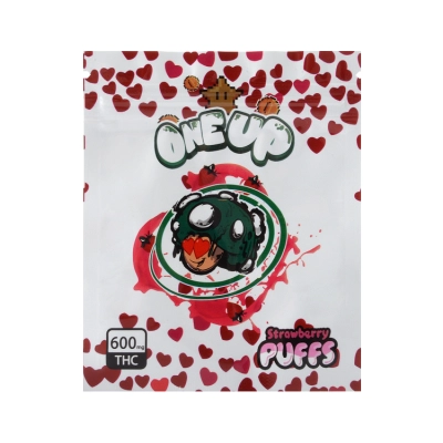 One Up Edibles Packaging Cannabis Bags 5 Flavors 600mg Capacity 02