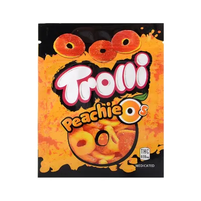 Trolli Edibles Packaging Cannabis Bags 11 Flavors 600mg Capacity 02