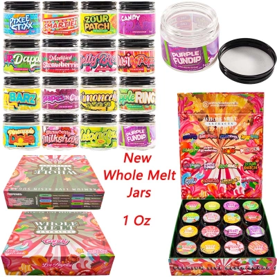 Whole Melt Candy Edition Jars Packaging 16 Flavors 1 Oz 01