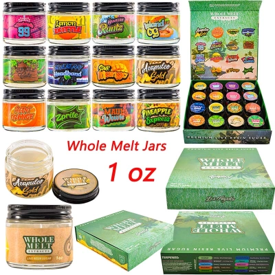 Whole Melt Tropical Edition Jars Packaging 16 Flavors 1 Oz 01