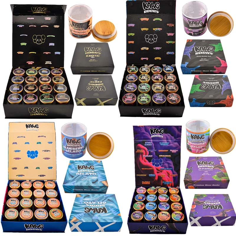 Moon Rocks Packaging Kaws Moonrocks Jars Packaging | Total 64 Flavors for Weed Packaging ...