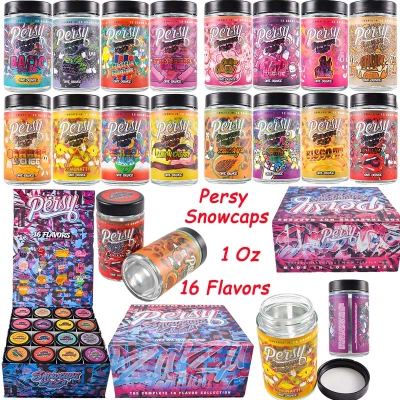 Persy Snowcaps Zaza Edition Jars Packaging for Weeds 16 Flavors 1 Oz 01