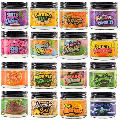 Whole Melt Tropical Edition Jars Packaging 16 Flavors 1 Oz 02