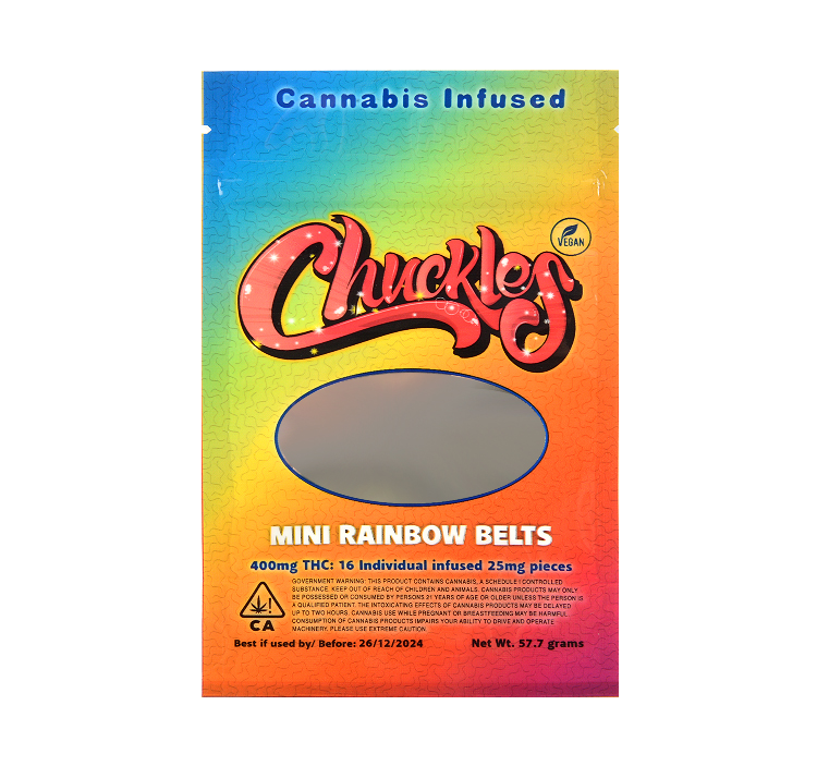 chuckles edibles packaging
chuckles edibles rainbow belts