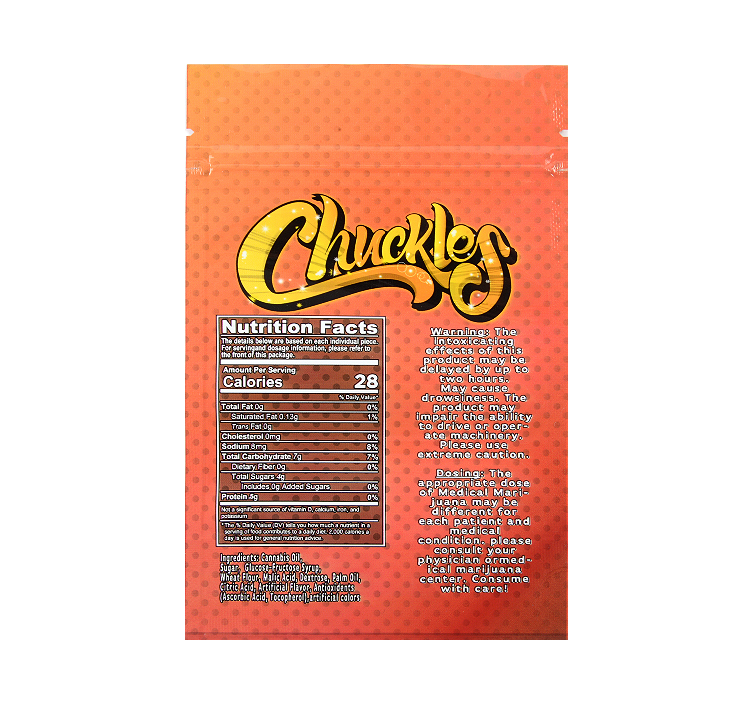 chuckles edibles peach rings 400mg