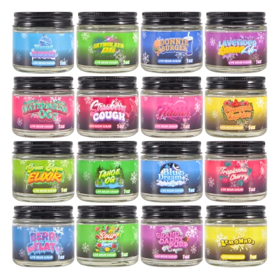 Muha Meds Jars Packaging for Live Resin Sugar Concentrate 16 Flavors 1 Oz 02