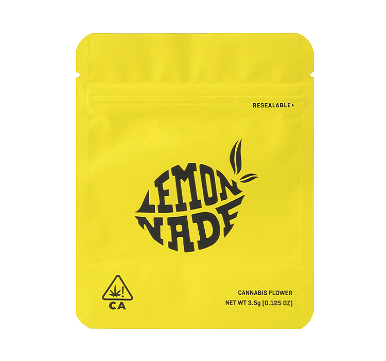 Cookies Lemonnade Weeds Resealable Packaging Mylar Bags 6 Flavors 3.5g Capacity