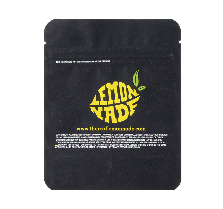 Cookies Lemonnade Weeds Resealable Packaging Mylar Bags 6 Flavors 3.5g Capacity