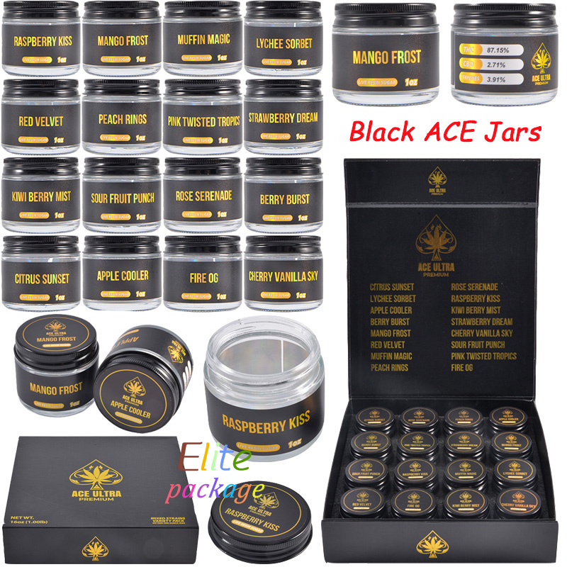 black ace ultra premium jars
black ace concentrate jars
black ace jars live resin sugar
black ace ultra glass jars
black ace ultra jars 1oz

