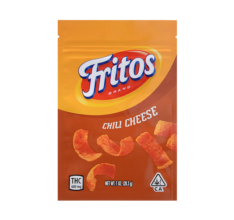 Fritos Chili Cheese for THC Edibles Packaging Bags 600mg Capacity