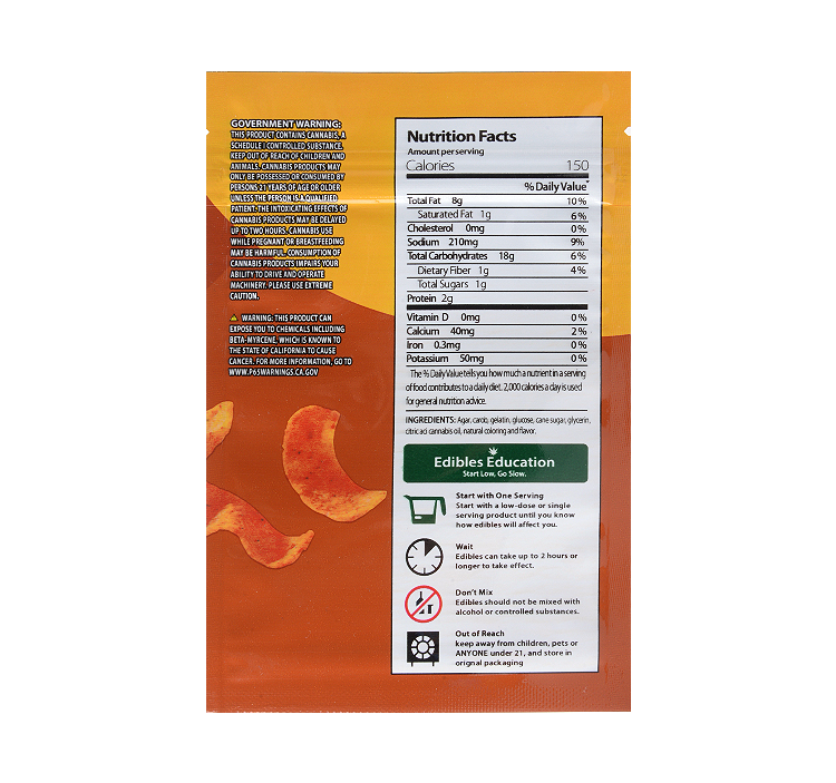 Fritos Chili Cheese for THC Edibles Packaging Bags 600mg Capacity