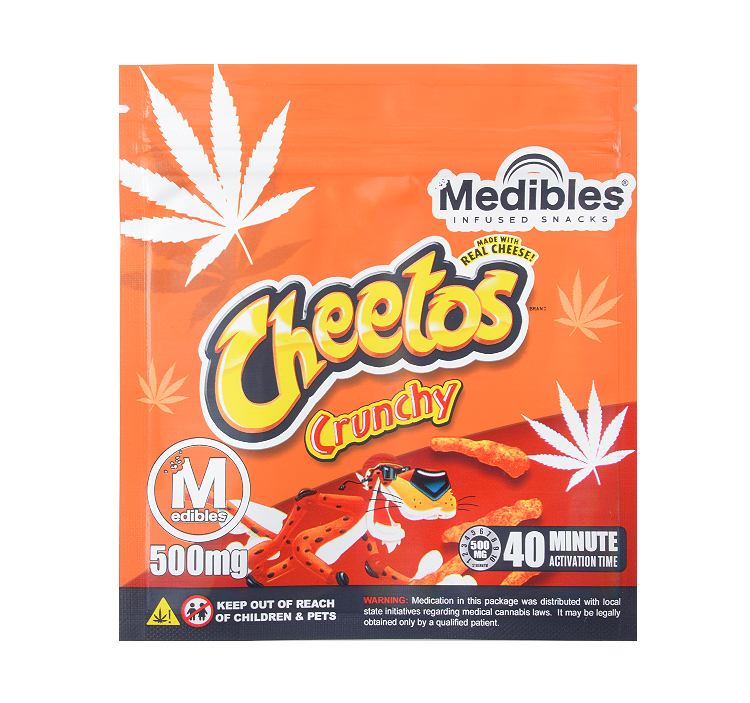 Cheetos crunchy 500mg empty packaging bags wholesale