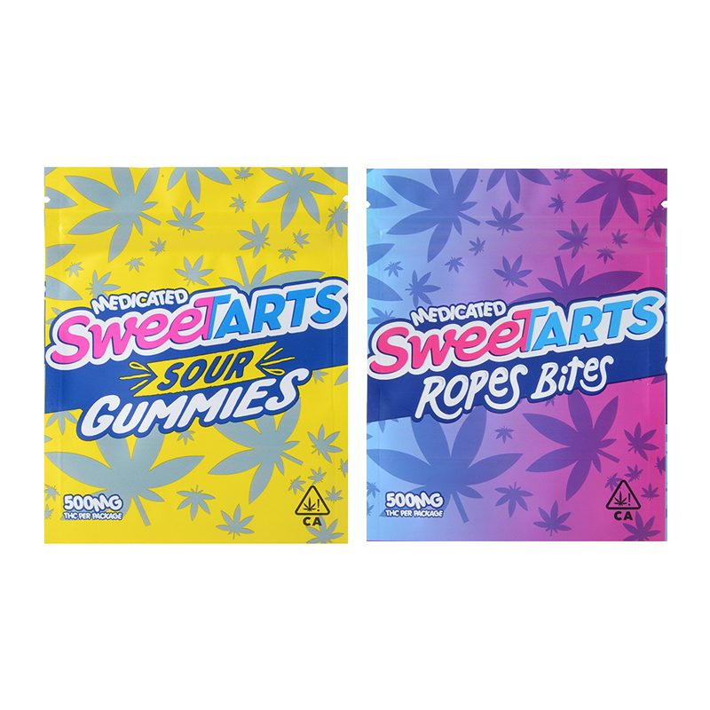 sweetarts 500mg empty packaging bags wholesale 