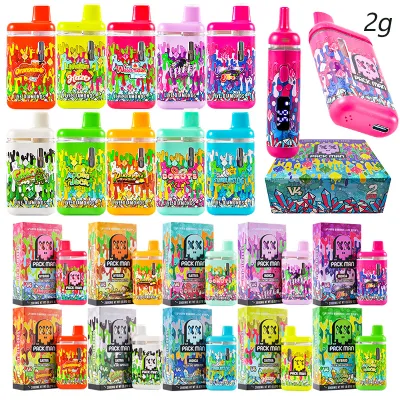 Packman V4 2g LED Screen Disposable Vape Wholesale Empty Liquid Diamonds+Live Resin 01