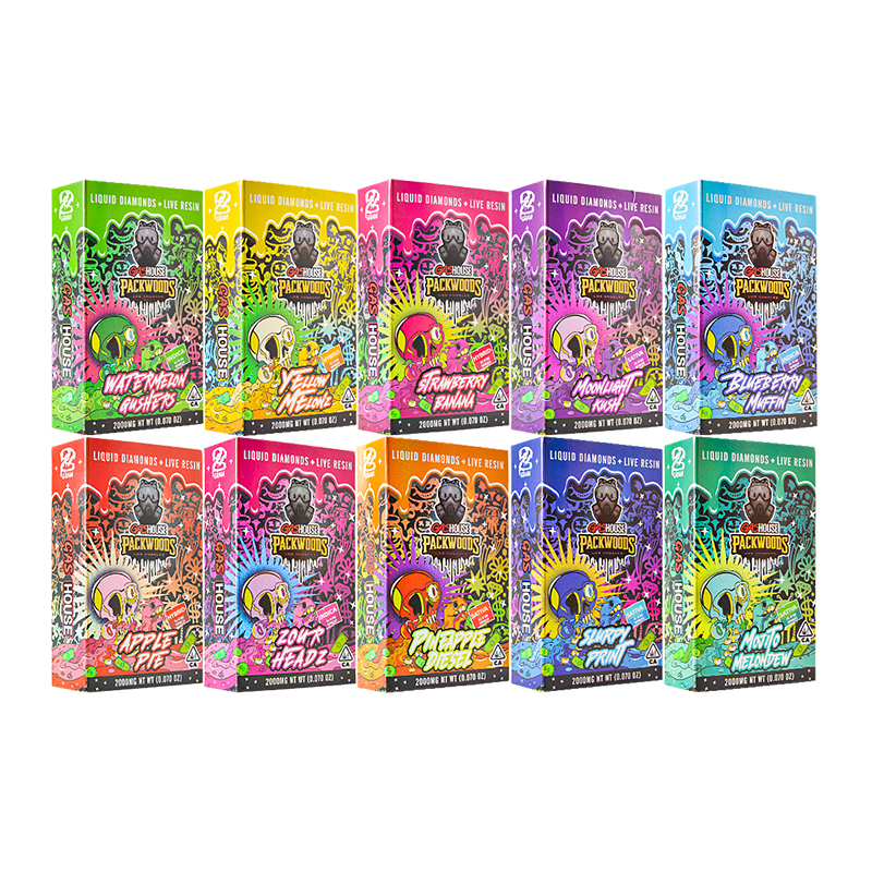 Gas house Packwoods 2g LED Screen Disposable Vape