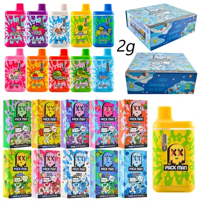 Packman 2g Empty Disposable Vape Wholesale Liquid Diamonds+Live Resin 01