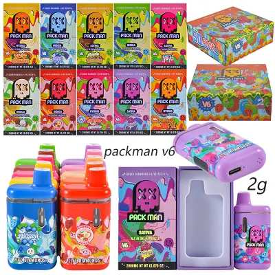 USA Packman V6 2g Disposable Vape Empty Wholesale Live Resin+Liquid Diamonds 01