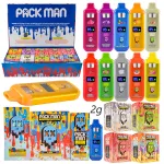 USA Packman Mini LED 2g Disposable Vape Wholesale Live Resin+Liquid Diamonds