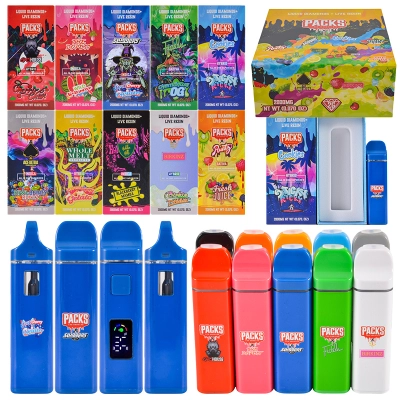 Packs LED Empty 2g Disposable Vape 01