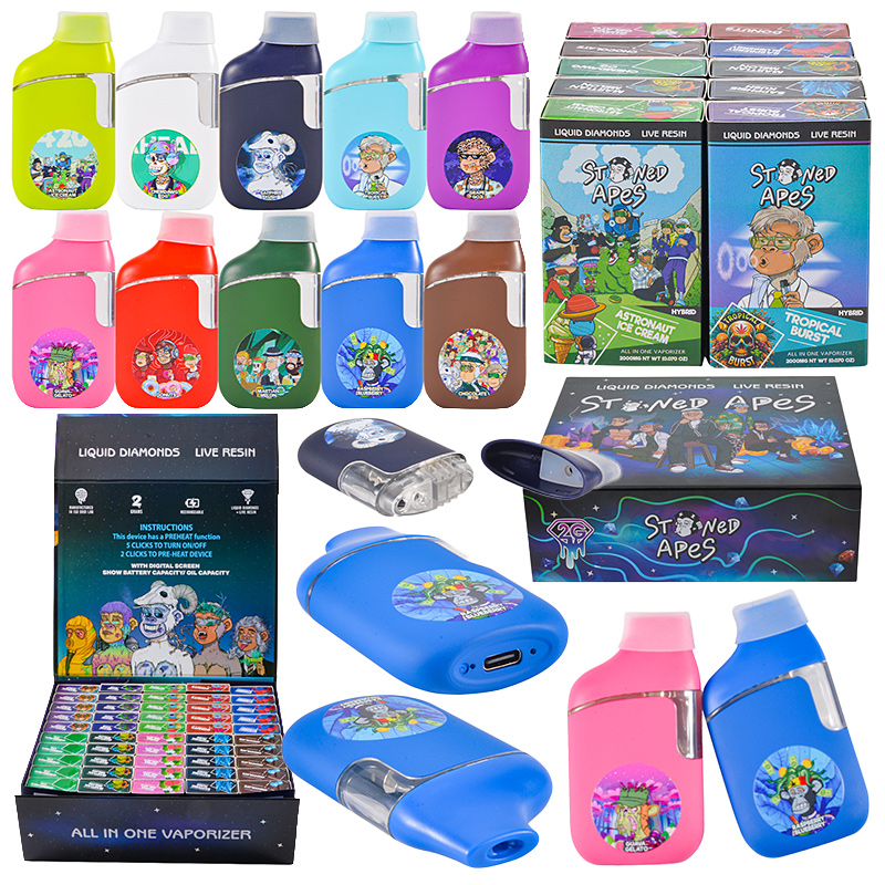 USA Stoned Apes LED Empty 2g Disposable Vape
