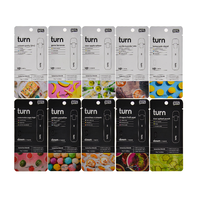 German EU Turn Up Turn Down 1g Empty Disposable Vape