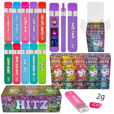 Hitz 2g LED Empty Wholesale Disposable Vape Live Resin+Liquid Diamonds 01