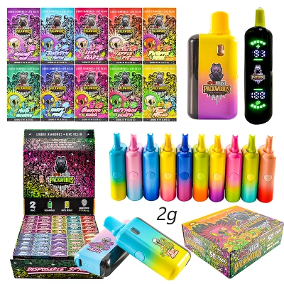 USA Gas house X Packwoods LED Empty 2g Disposable Vape 01