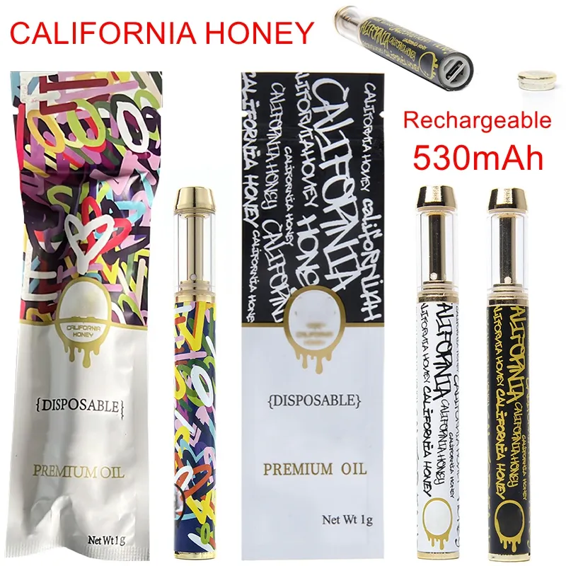 California Honey 1g Disposable Vape Empty Wholesale Live Resin+Liquid Diamonds