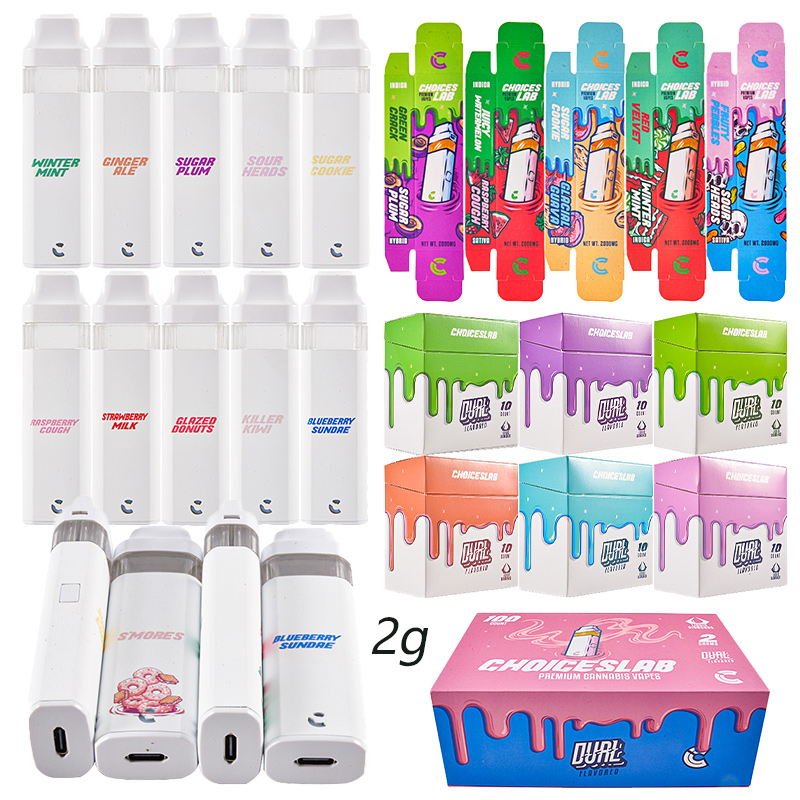 USA Choice Lab 2g Disposable Vape Empty 1g+1g Dual Chamber