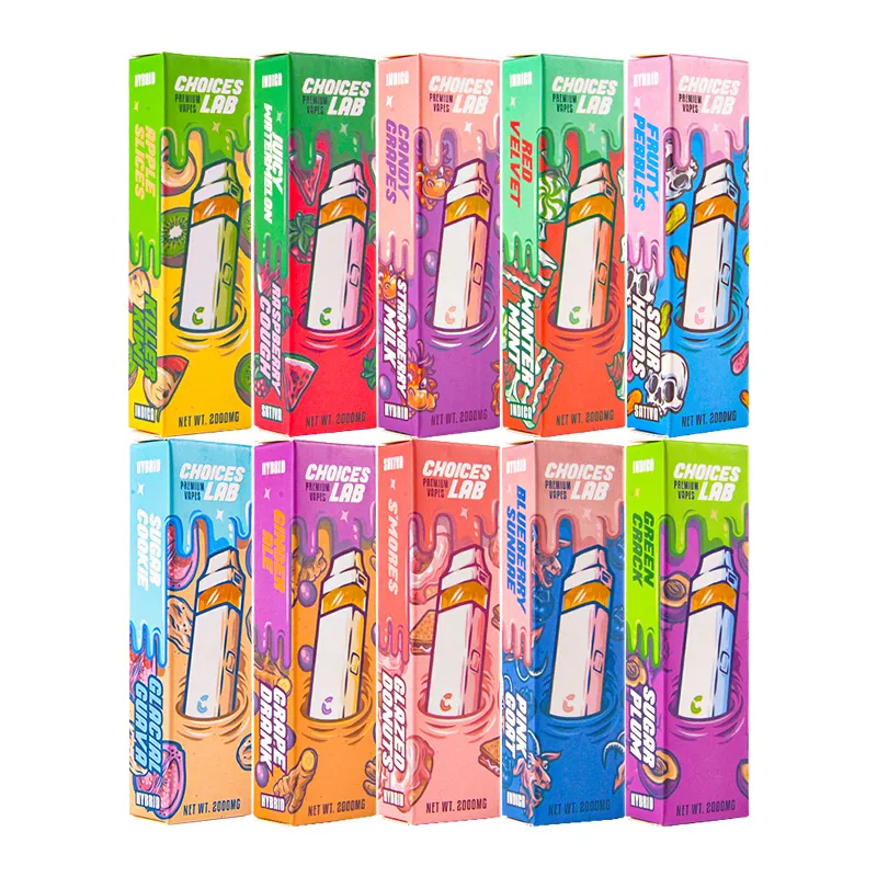 USA Choice Lab 2g Wholesale Disposable Vape Empty 1g+1g Dual Chamber Liquid Diamonds