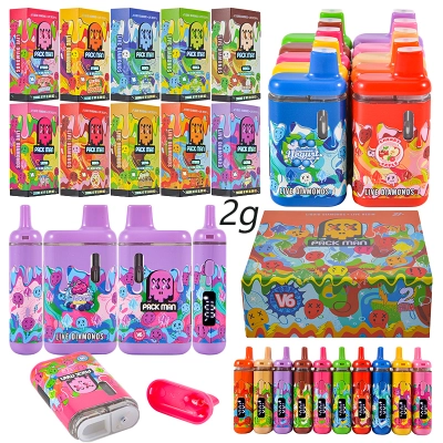 Italy EU Packman V6 LED 2g Disposable Empty Vape 01