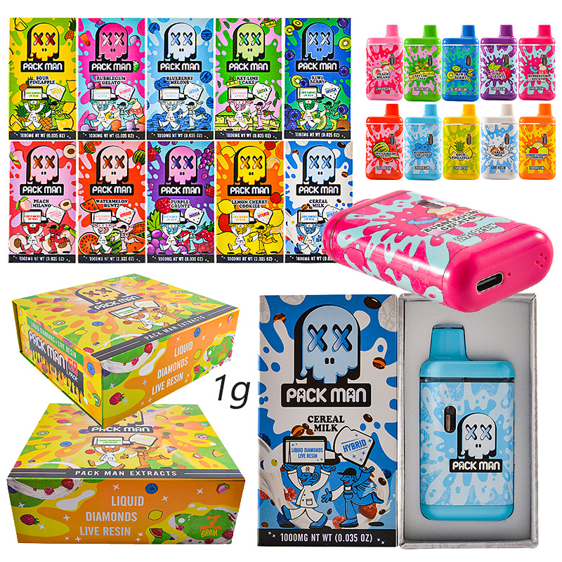 UK Packman Gen3 1g Empty Disposable Vape