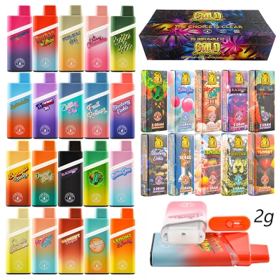 GCC gold coast clear V2 1g+1g Dual Chamber Disposable Vape Empty 01