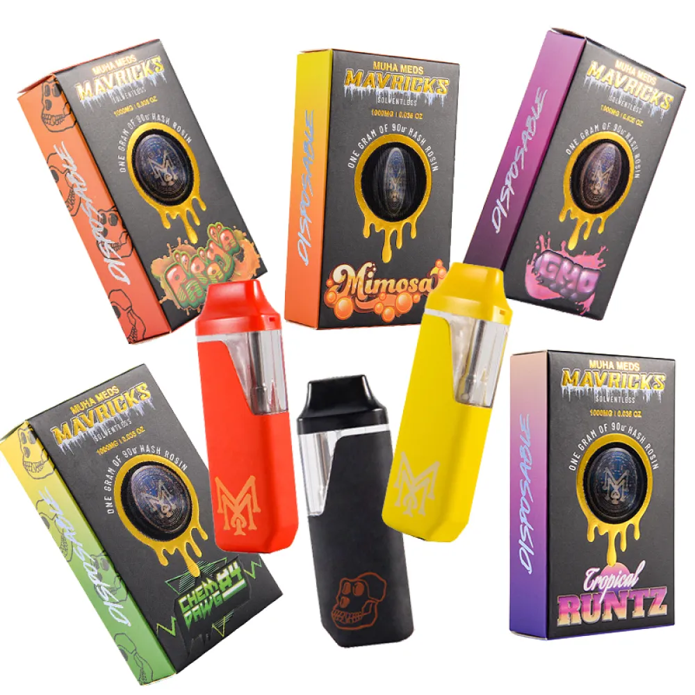 Muha Meds 1g Empty Disposable Vape Wholesale Liquid Diamonds+Live Resin