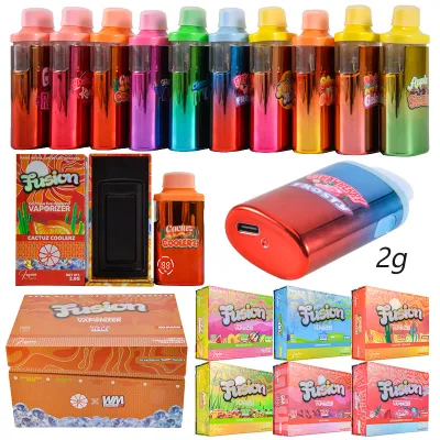 German Stock Whole Melt X Fusion 2g LED Disposable Vape Empty Wholesale Live Resin+Liquid Diamonds 01