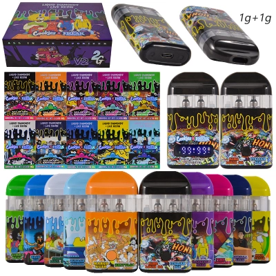 Cookies The Freak Brothers V2 1g+1g Dual Chamber 2g LED Empty Disposable Vape 01