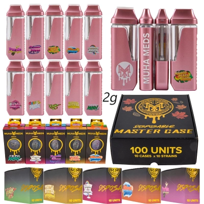 Muha Meds Pink 2g Empty Disposable Vape 01