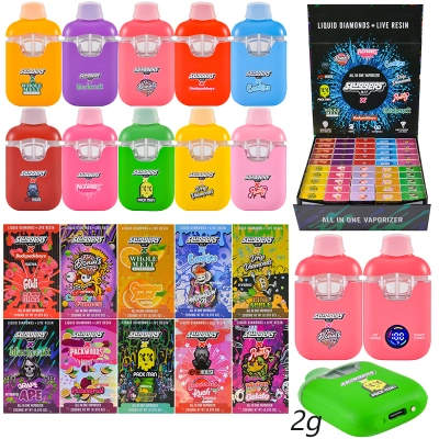 USA Sluggers 1g+1g Dual Chamber Empty 2g LED Disposable Vape 01