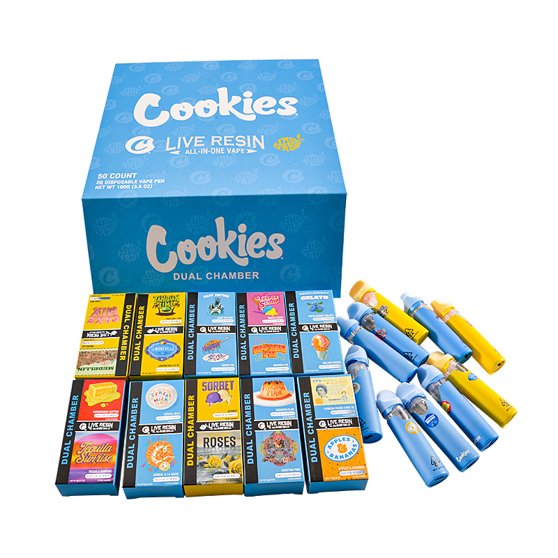 Cookies 1g+1g Dual Chamber Empty 2g Disposable Vape