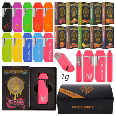 USA Muha Meds Mavericks 1g Disposable Empty Vape 01