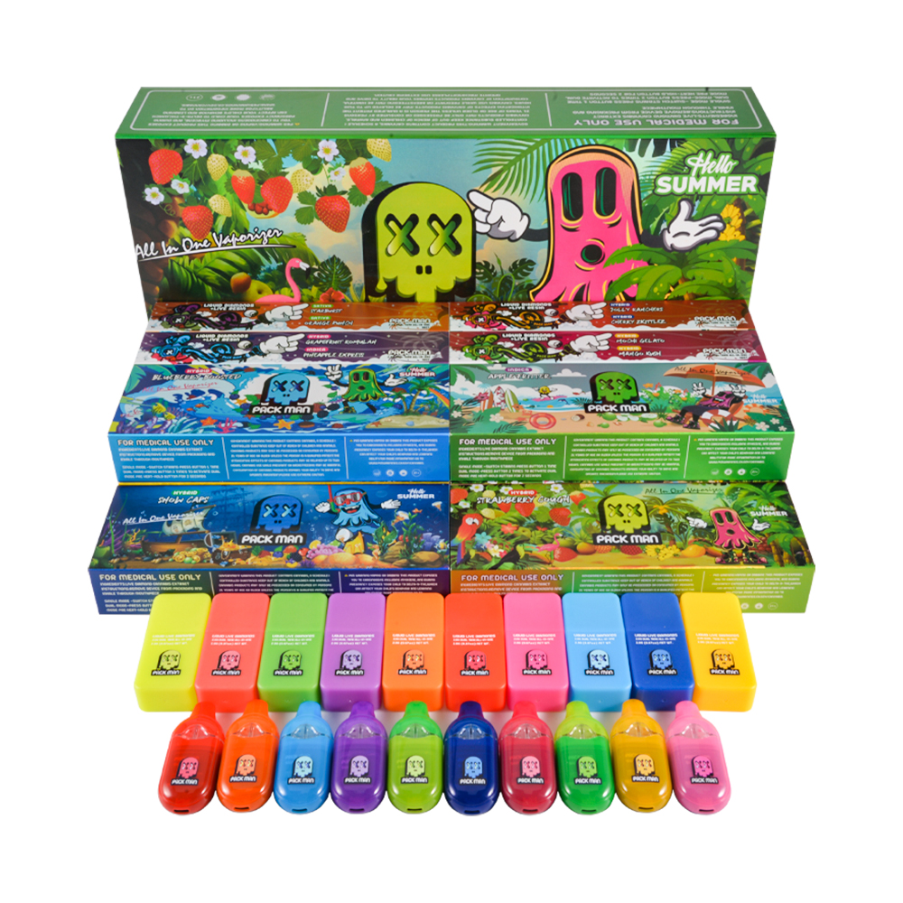 Packman Switch LED Dual Chamber 1g+1g Disposable Empty 2g Vape