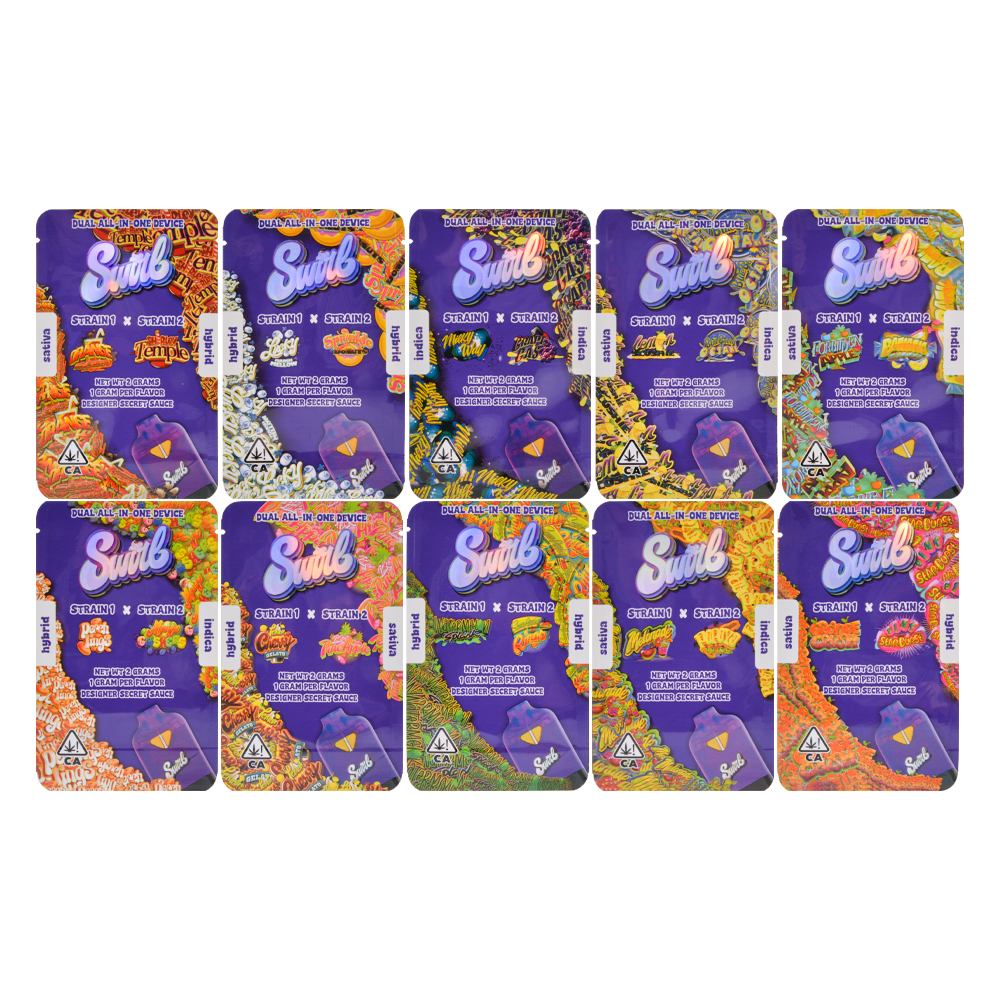 Swirl Switch LED Dual Chamber 1g+1g Disposable Vape 2g