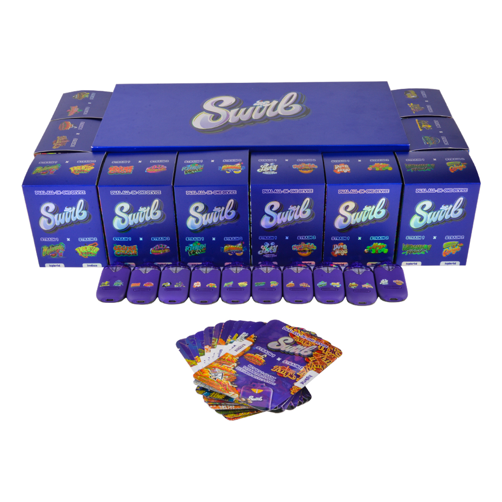 Swirl Switch LED Dual Chamber 1g+1g Disposable Vape 2g