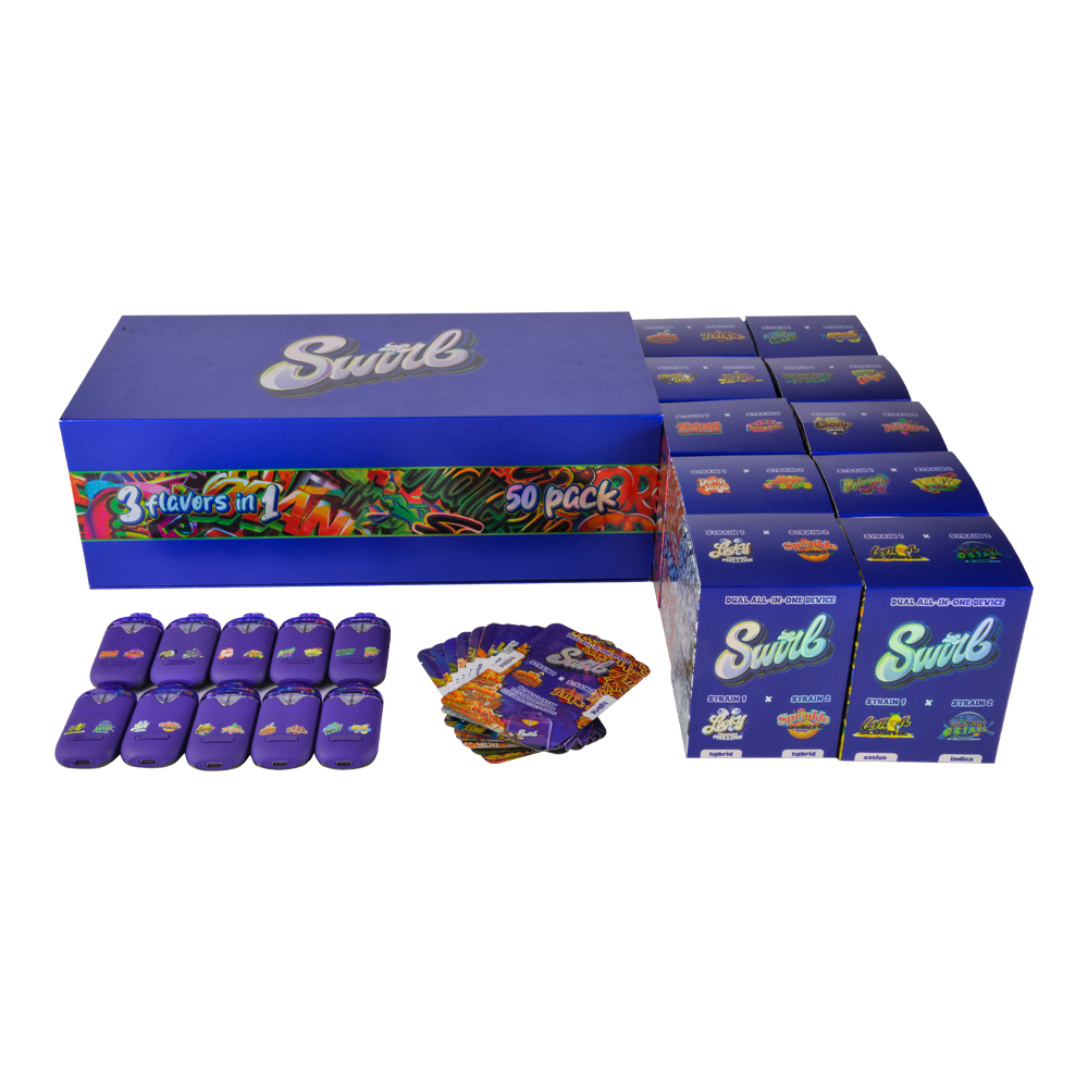 Swirl Switch LED Dual Chamber 1g+1g Disposable Vape 2g