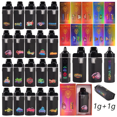 Muha Meds LED Dual Chamber 2g Disposable 1g+1g Vape 01