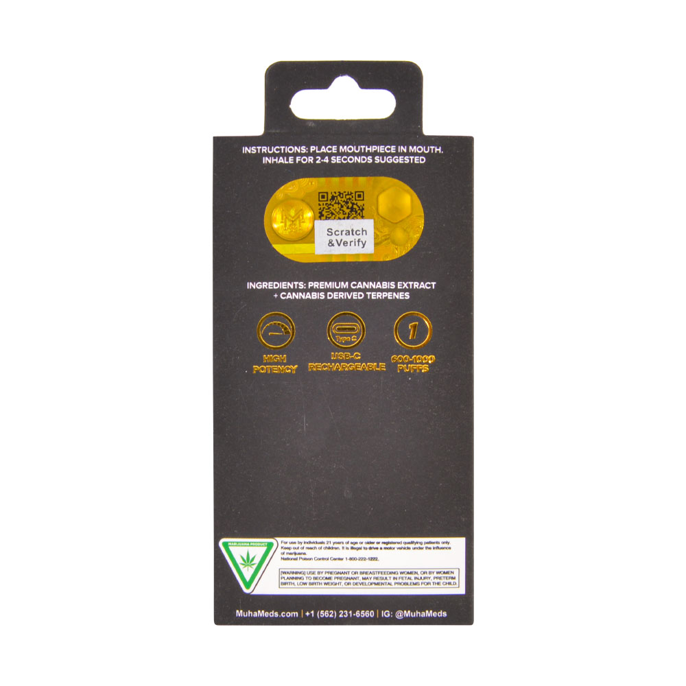 Muha Meds LED Empty 2g Disposable Vape