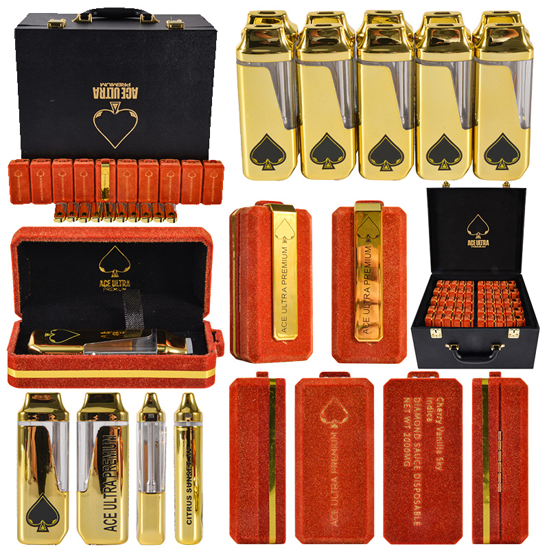 USA ACE Ultra Black Badge 2g Empty Disposable Vape