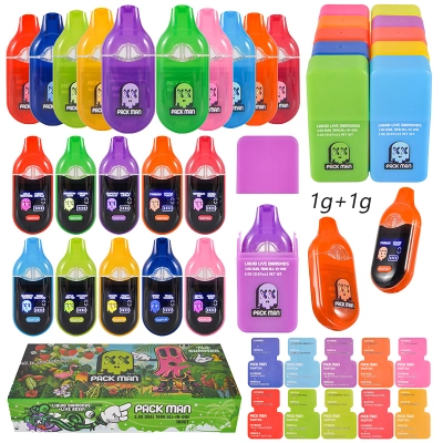 USA Packman Switch LED Empty 2g Dual Chamber 1g+1g Disposable Vape 01