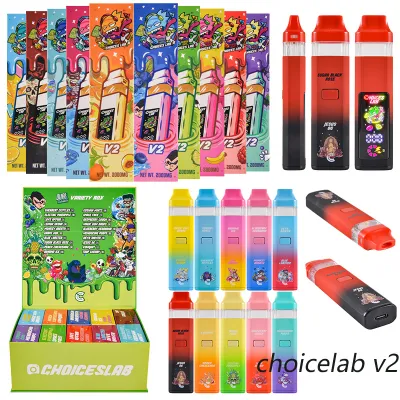 USA Choice Lab V2 LED Empty 2g Dual Chamber 1g+1g Disposable Vape 01